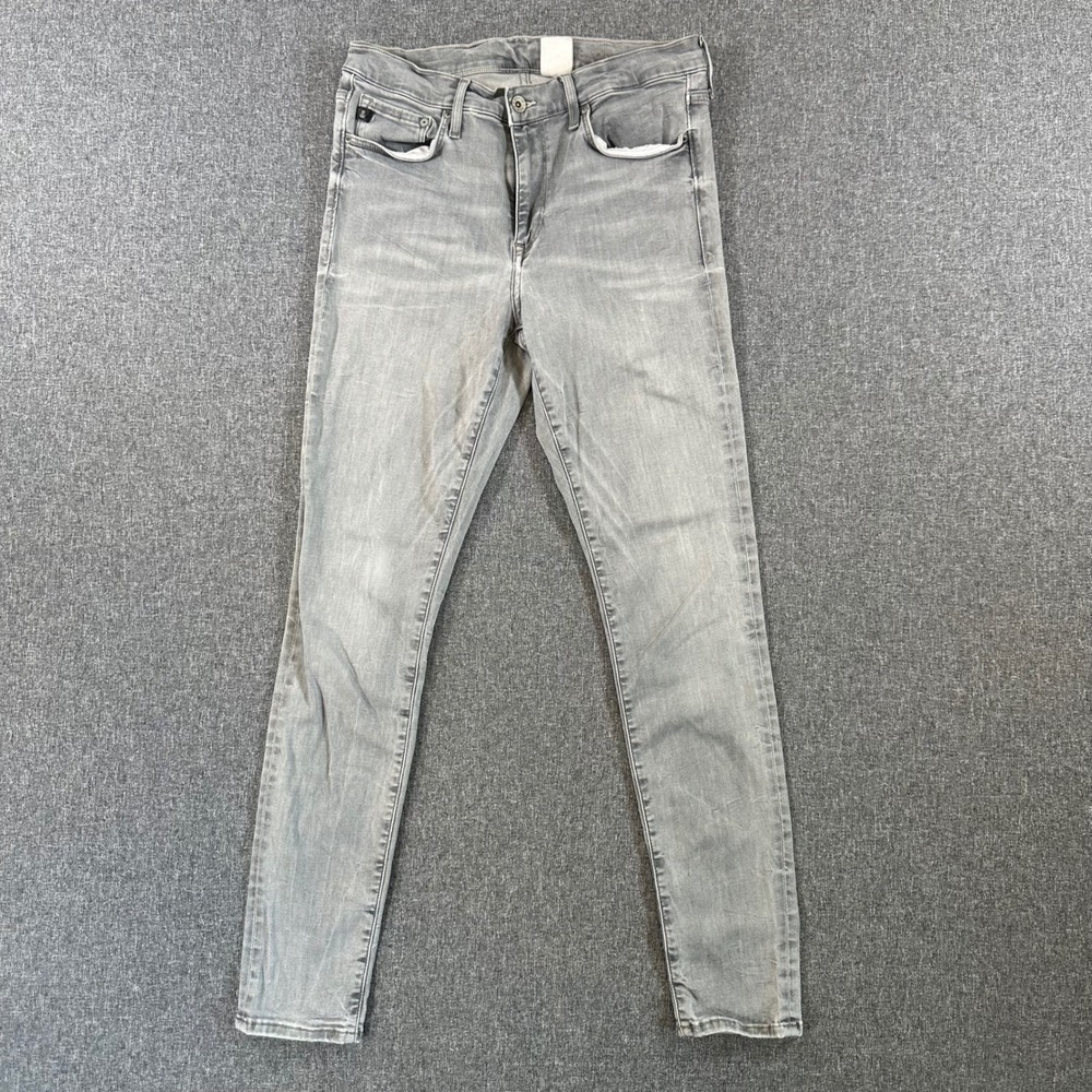 H&M Jeans Mens 31 Skinny Regular Waist Grey &Denim Stretch Denim